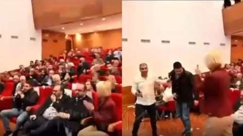 Μυκονιάτης εξαπέλυε &quot;πυρά&quot; κατά του Μητσοτάκη και η Κατερίνα Μονογυιού χειροκροτούσε με θέρμη- Τι απαντά [βίντεο]