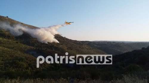 Συναγερμός για τη φωτιά στην Ηλεία: Μάχη με τις φλόγες στην περιοχή των Ραχών του δήμου Ανδρίτσαινας - Κρεστένων