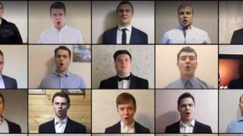 Η Χορωδία του Κόκκινου Στρατού τραγουδά Θεοδωράκη και τιμα τους Έλληνες &quot;μαχητές της πρώτης γραμμής&quot;! [Βίντεο]