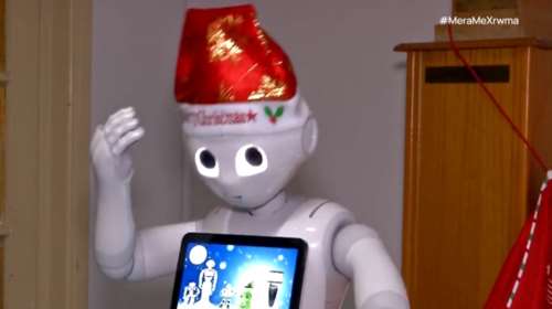 Θεσσαλονίκη: Ρομπότ λένε τα κάλαντα στην παιδιατρική κλινική του "Γ. Γεννηματάς"