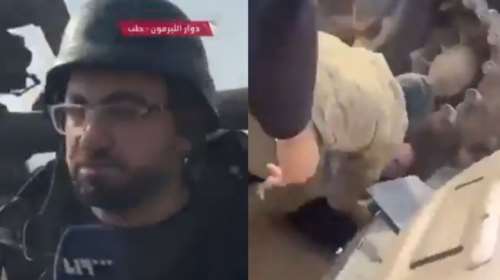 Σοκαριστικό βίντεο από τη Συρία: Τανκ παρασέρνει δημοσιογράφο σε ζωντανή μετάδοση από το Χαλέπι