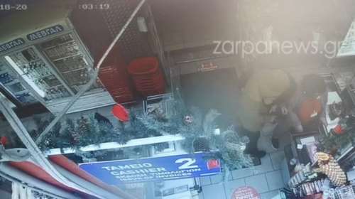 Χανιά: Καρέ- καρέ η θρασύτατη ληστεία με μουσταρδί μπουφάν σε σούπερ μάρκετ [βίντεο]