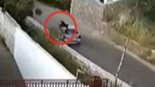 Τρομακτικό τροχαίο στην Κρήτη: 24χρονος εκσφενδονίζεται στον αέρα &amp; καταλήγει στην άσφαλτο [βίντεο]