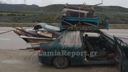 Λαμία: Εκανε το αυτοκίνητο &quot;σιδεράδικο&quot;... και βρέθηκε με χειροπέδες! - ΦΩΤΟ