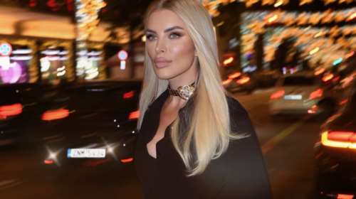 Η εκθαμβωτική εμφάνιση της Κατερίνας Καινούργιου σε γάμο στο κέντρο της Αθήνας