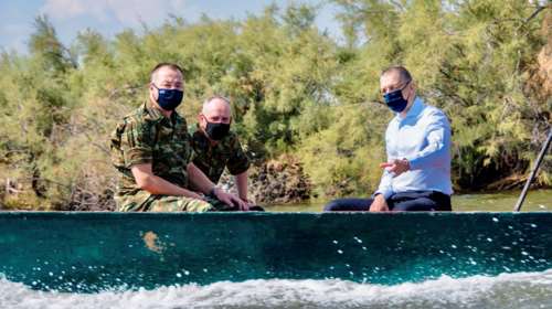 Στο Δέλτα του Έβρου ο Αλκιβιάδης Στεφανής - Στην &quot;πρώτη γραμμή&quot; με τους φαντάρους [Εικόνες]