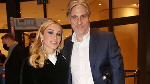 Δημήτρης Χατζηγεωργίου: Σπάνια δημόσια εμφάνιση με τη σύζυγό του, Καρολίνα Πελενδρίτου