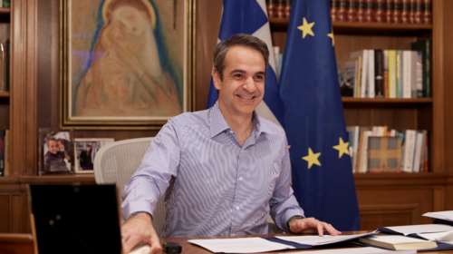 Τηλεδιάσκεψη Μητσοτάκη το απόγευμα με Μέρκελ, Μακρόν και άλλους τέσσερις ηγέτες της ΕΕ πριν από τη Σύνοδο Κορυφής