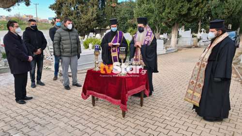 Μητροπολίτης Συμεών από το νεκροταφείο της Μαλεσίνας: Θα ήθελα να βρίσκονται εδώ οι αρνητές της πανδημίας