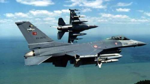 Πτήση ζεύγους τουρκικών F-16 πάνω από το Αγαθονήσι