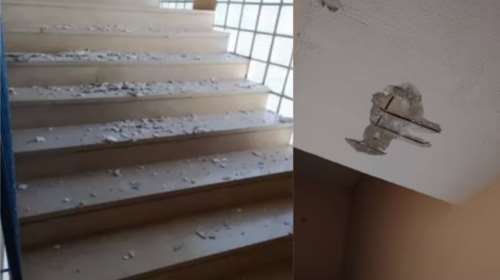 Έπεσαν σοβάδες και σε σχολείο της Καισαριανής - Εισαγγελική παρέμβαση για το περιστατικό [Βίντεο]