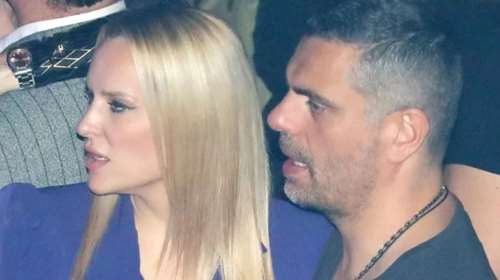 Έλενα Ασημακοπούλου και Κώστας Τσαρτσαρής σε τρυφερά ενσταντανέ σε βραδινή έξοδο