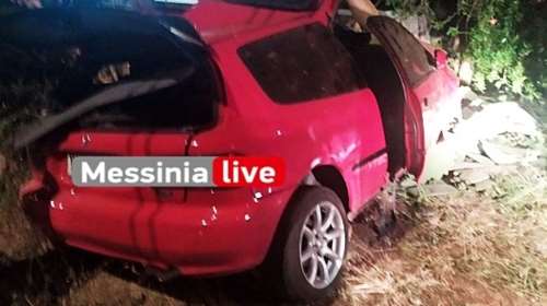 Θρήνος στην Καλαμάτα: Δύο 20χρονοι νεκροί σε τροχαίο [εικόνες]