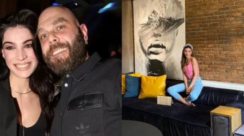 Ήβη Αδάμου - Μιχάλης Κουϊνέλης: Πλάνα από το μοντέρνο σπίτι τους - Το industrial σαλόνι και η μεγάλη βιβλιοθήκη