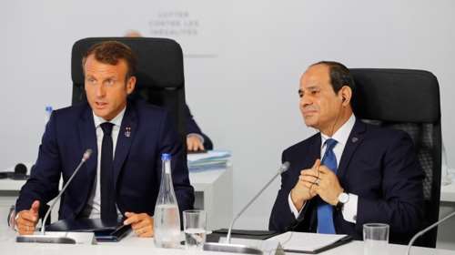 Λιβύη: Αλ Σίσι και Μακρόν συζήτησαν για την ανάγκη αποχώρησης των ξένων στρατευμάτων