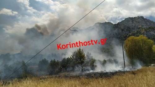 Φωτιά Κόρινθος: Απομακρύνθηκαν τα παιδιά από την κατασκήνωση - Tι λέει ο δήμαρχος