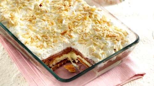 Παγωμένο μπισκοτογλυκό με γιαούρτι - Το καλύτερο καλοκαιρινό επιδόρπιο