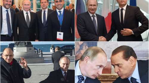 Ιταλία: Ο Πούτιν βάζει &quot;φωτιά&quot; στην προεκλογική καμπάνια αναρτώντας φωτογραφίες του με πολιτικούς - &quot;Τόσες αναμνήσεις&quot;