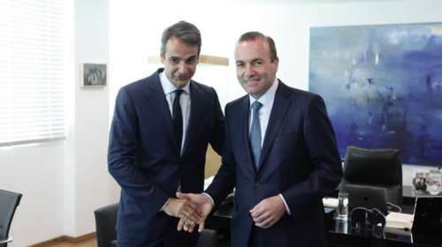 Μητσοτάκης: &quot;Ο Μάνφρεντ Βέμπερ νοιάζεται για το ΕΛΚ και το έχει αποδείξει σε καλούς και σε απαιτητικούς καιρούς&quot;