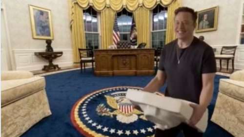 Ο Ελον Μασκ πανηγυρίζει τη νίκη του Ντόναλντ Τραμπ - Το meme μέσα στον Λευκό Οίκο και το λογοπαίγνιο με τον... νιπτήρα [εικόνα]