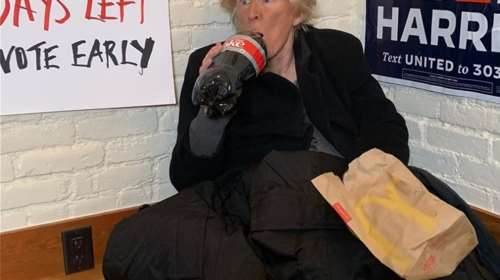 Η μεταμόρφωση της Γκλεν Κλόουζ σε &quot;άστεγο Τραμπ&quot; ξεσηκώνει το Ιnstagram - Tο προεκλογικό μήνυμα και ο  Μπάιντεν [Εικόνες]