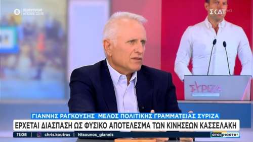 Καταγγελία Ραγκούση: Γυναίκα στέλεχος του ΣΥΡΙΖΑ έβαλε τα κλάματα μετά από χυδαίο bullying από τον Κασσελάκη [βίντεο]
