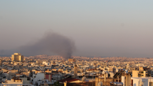 Υπό έλεγχο η φωτιά στον Ελαιώνα - Αποκαταστάθηκε η κυκλοφορία  [Εικόνες]