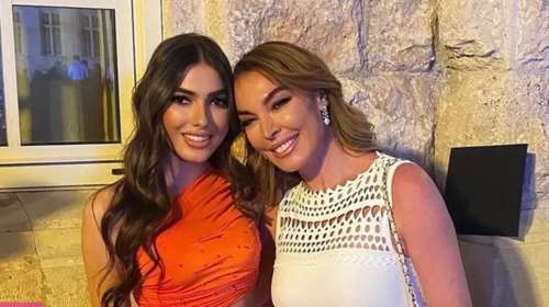 Λάμπης Ευαγγελάτος: Στην αποφοίτηση της αδερφής του, Λυδίας, μαζί με τον πατέρα του, Νίκο Ευαγγελάτο