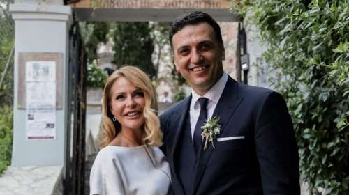 Κικίλιας και Μπαλατσινού ετοιμάζουν τη βάφτιση του γιού τους το καλοκαίρι στην Πάτμο