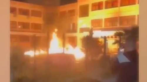 Μενίδι: &quot;Κάψαμε το σχολείο επιτέλους!&quot;- Βίντεο ντοκουμέντο  μαθητών που έβαλαν φωτιά και το γιορτάζουν