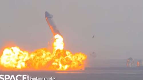 Space X: Ο τρίτος πύραυλος του Έλον Μασκ κατάφερε να προσγειωθεί αλλά τελικά εξερράγη