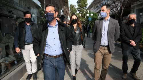 Τσίπρας σε εμπόρους στο Ίλιον: Μόνες λύσεις η μη επιστρεπτέα ενίσχυση και η γενναία ρύθμιση ιδιωτικού χρέους