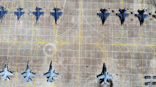 Ασκηση &quot;ΗΝΙΟΧΟΣ 21&quot;: Εντυπωσιακές εικόνες από την επίσκεψη του Αρχηγού ΓΕΕΘΑ στην 117 Πτέρυγα Μάχης στην Ανδραβίδα