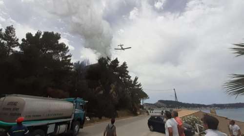 Με συντονισμένες ενέργειες έσβησε η φωτιά στο Αργάσι Ζακύνθου