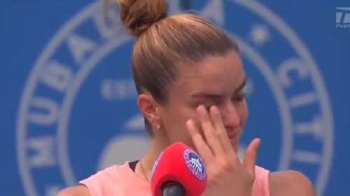 Δάκρυσε η Σάκκαρη μετά τον χαμένο τελικό στο Ουάσινγκτον Open - &quot;Πριν έναν μήνα δεν περίμενα πως θα ήμουν εδώ&quot; [βίντεο]