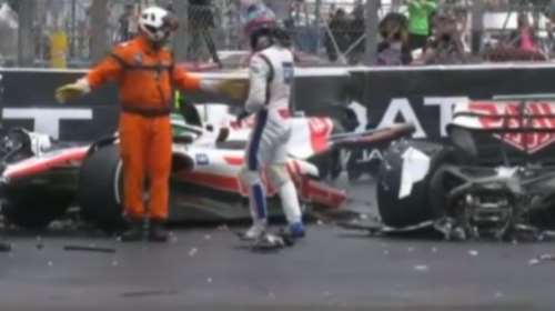 Σοκαριστικό ατύχημα στη Formula 1: Κόπηκε στα δύο το μονοθέσιο του Μικ Σουμάχερ [βίντεο]