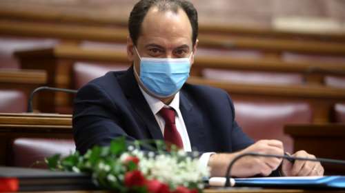 Βουλή: Σκληρή κόντρα για την ανθοδέσμη του Σπίρτζη - &quot;Ο λαϊκισμός αφθονεί&quot;, η απάντηση Χρυσοχοΐδη [Εικόνες-Βίντεο]