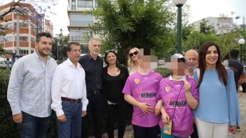 Ο Δήμαρχος Πειραιά Γιάννης Μώραλης εγκαινίασε  το πάρκο Αργυροκάστρου - &quot;Πρόσβαση για όλους&quot;