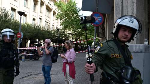 Με κάμερες στα χέρια τα ΜΑΤ στις απεργιακές κινητοποιήσεις στο κέντρο της Αθήνας - Κατέγραφαν τις πορείες