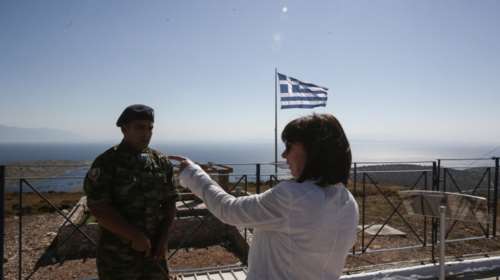 Eπίσκεψη της Προέδρου της Δημοκρατίας στο Καστελόριζο- Με φόντο τις τουρκικές προκλήσεις