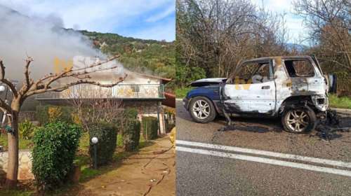 Σοκ στη Φωκίδα: Άνδρας κάηκε ζωντανός στο ΙΧ του και την ίδια ώρα το σπίτι του τυλίχθηκε στις φλόγες [βίντεο]