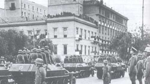 Σαν σήμερα μία &quot;μαύρη&quot; ημέρα: 27 Απριλίου 1941 - Οι Γερμανοί παρελαύνουν στην Αθήνα