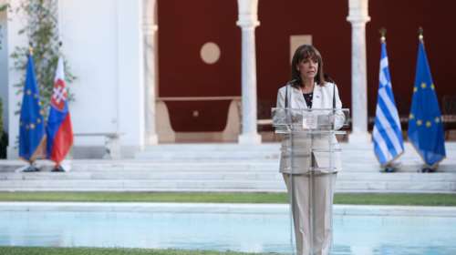Σακελλαροπούλου: Η παραβατική συμπεριφορά της Τουρκίας συνιστά πρόκληση για όλη την ΕΕ