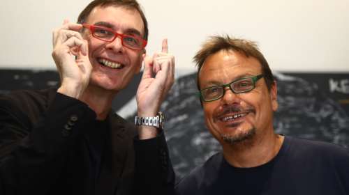 Παναθηναϊκός-Ολυμπιακός: Έκλεψαν την παράσταση Αταμάν και Μπαρτζώκας - Με πράσινα και κόκκινα γυαλιά πριν τους τελικούς