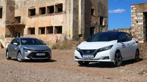 Συγκρίνουμε: Nissan Leaf e+ με Toyota Corolla 1.8 Hybrid