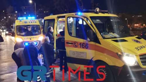 Φρίκη στη Θεσσαλονίκη: Μαχαίρωσαν ζευγάρι στη μέση του δρόμου [Εικόνες]