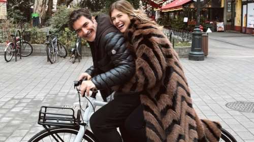 Κλέλια Ανδριολάτου και Χριστόφορος Παπακαλιάτης &quot;ερωτευμένοι&quot; στη Βουδαπέστη
