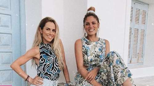 Μαίρη Συνατσάκη: Για ψώνια με την 9 μηνών κόρη της, Ολίβια, και τη νονά της μικρής, Ντορέττα Παπαδημητρίου