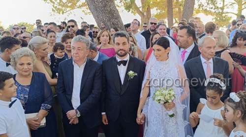 Στον γάμο του δημάρχου Χανίων με κουμπάρο τον Αρναουτάκη,  Μητσοτάκης, Aνδρουλάκης, Μπακογιάννη