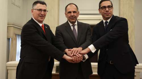 Γεραπετρίτης μετά την τριμερή με Κύπρο-Ισραήλ: &quot;Επανενεργοποίηση του &quot;3+1&quot; και συμμετοχή των ΗΠΑ&quot;